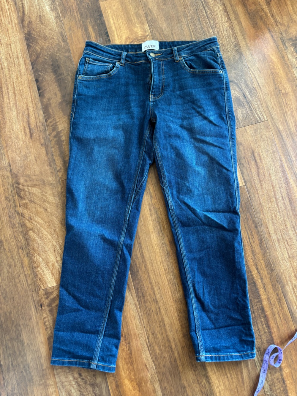 Du/er Dark Blue Skinny Jeans
